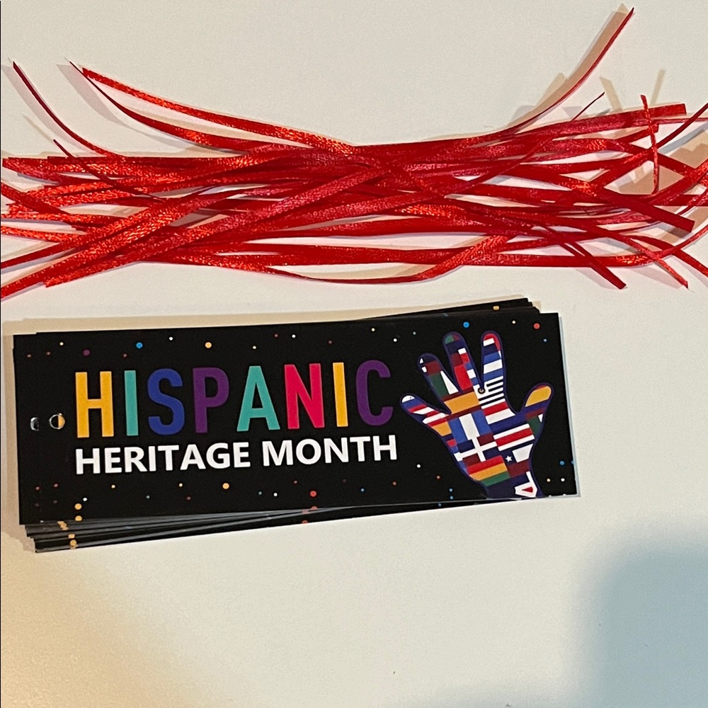Hispanic Heritage Month Bookmark New